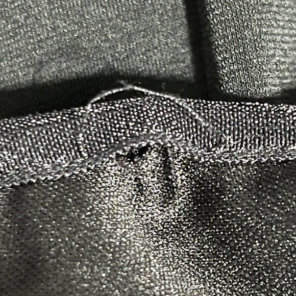 Cache Womens Y2K Skirt Size L Black Liquid Knit Deconstructed Goth Artsy 2000s - Picture 6 of 7